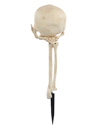 Skeleton Hand With Skull Garden Plug