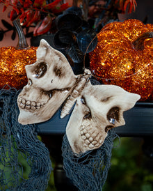 Skull Schmetterling Deko-Clips 3 St.