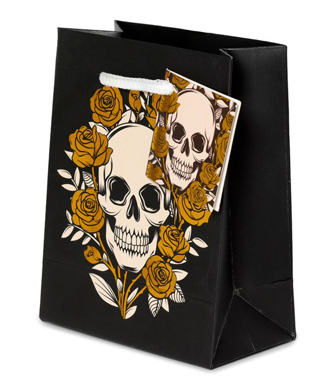 Skulls & Roses Geschenktasche 14x11cm