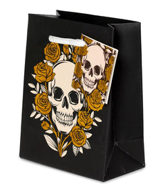 Skulls & Roses Geschenktasche 14x11cm