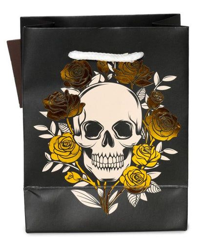 Skulls & Roses Geschenktasche 14x11cm