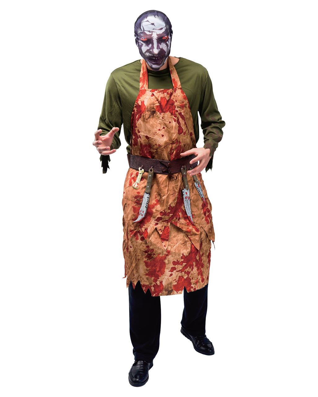Costume De Tueur à L'abattoir Avec Masque