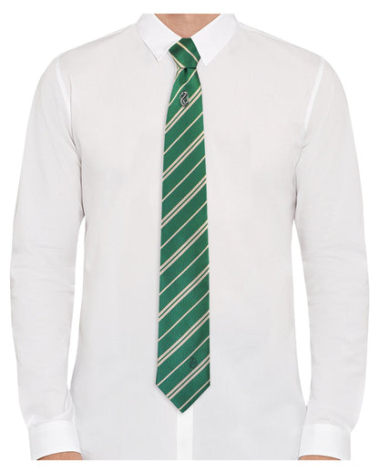 Harry Potter Slytherin Corbata Con Alfiler