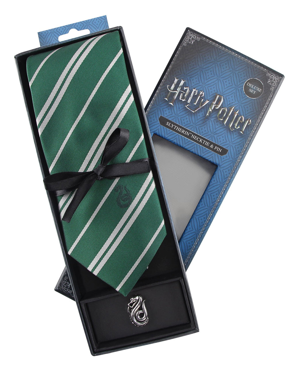 Harry Potter Slytherin Corbata Con Alfiler