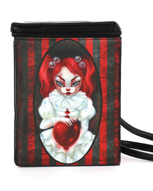 Grinsendes Clown Mädchen Mini Rucksack
