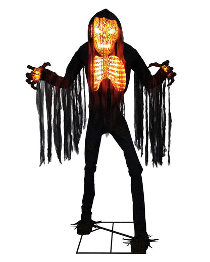 Smoldering Ghoul Animatronic mit Bewegung, Sound & Licht 230cm