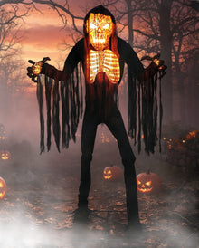 Smoldering Ghoul Animatronic mit Bewegung, Sound & Licht 230cm