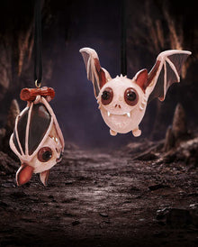 Sneak & Peak Halloween-Fledermaus-Hängeornamente (2er-Set) 7cm