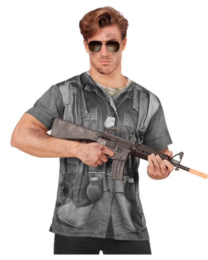 Soldaten T-Shirt mit Photo Print