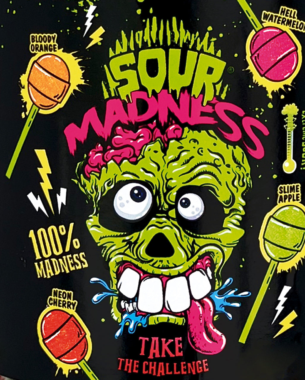 Sour Madness Lollipop 1 Stück
