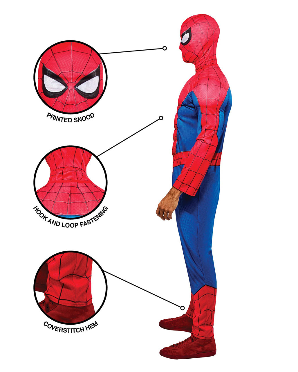 Costume da Spider-Man "Brand New Day" Deluxe da uomo, versione muscolosa
