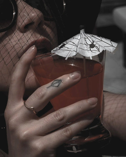 Spiderweb Cocktailschirmchen 15 St.
