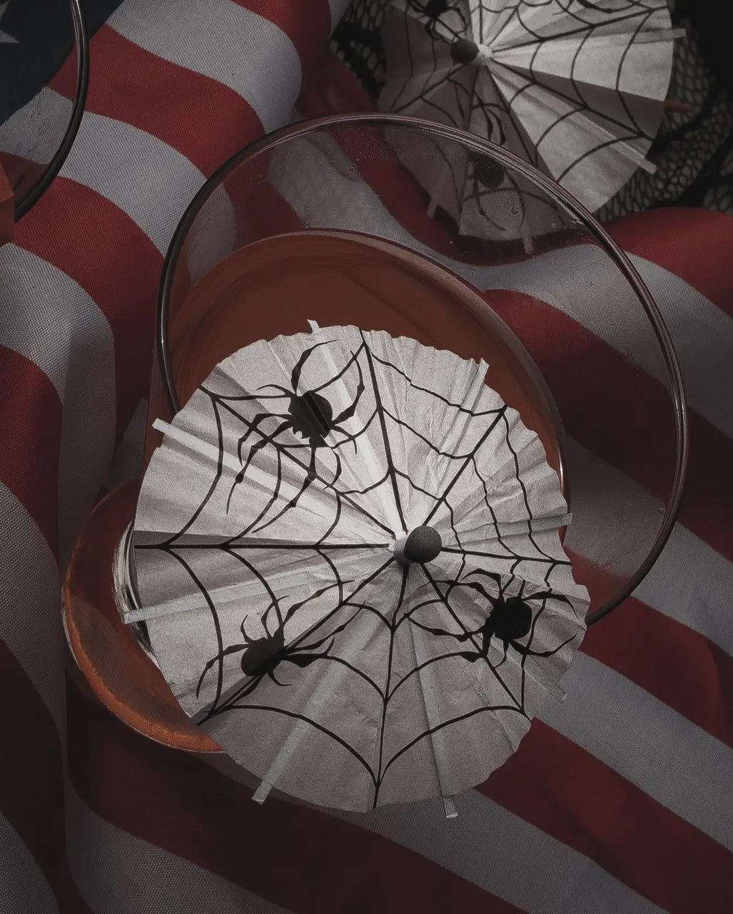 Spiderweb Cocktailschirmchen 15 St.
