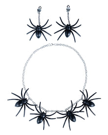 Conjunto De Collar Y Pendientes Araña
