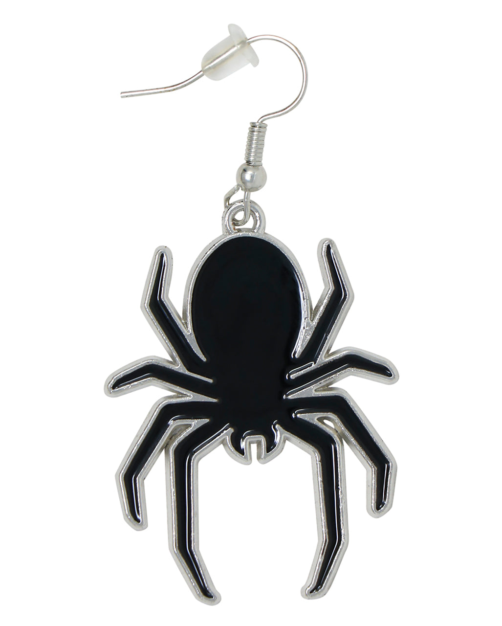 Pendientes de araña negros