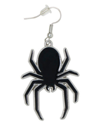 Pendientes de araña negros