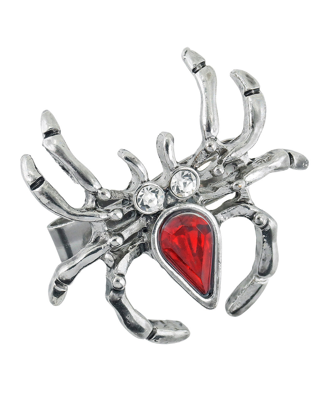 Anillo Araña Con Strass