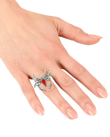 Anillo Araña Con Strass