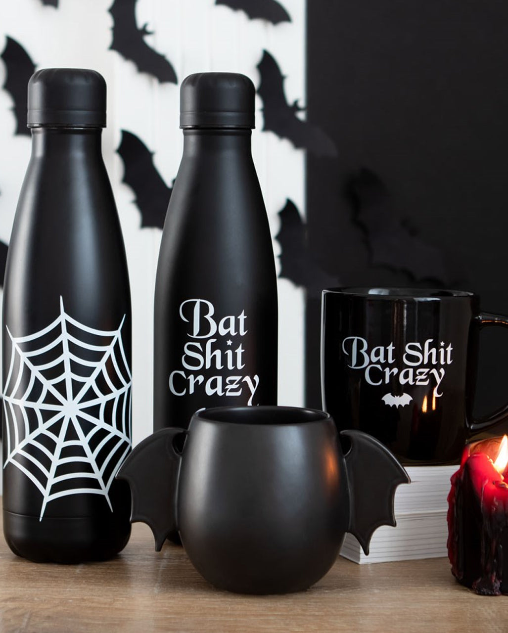 Cobweb Metal Water Bottle