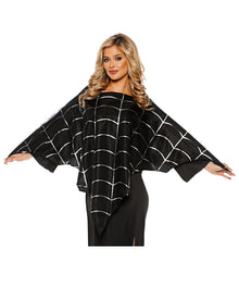 Spinnennetz Poncho