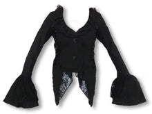 Spitzenjacke mit Schwalbenschwanz