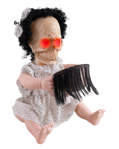 Muñeco Bebé Espeluznante Con Pérdida De Cara Animatronic 40cm