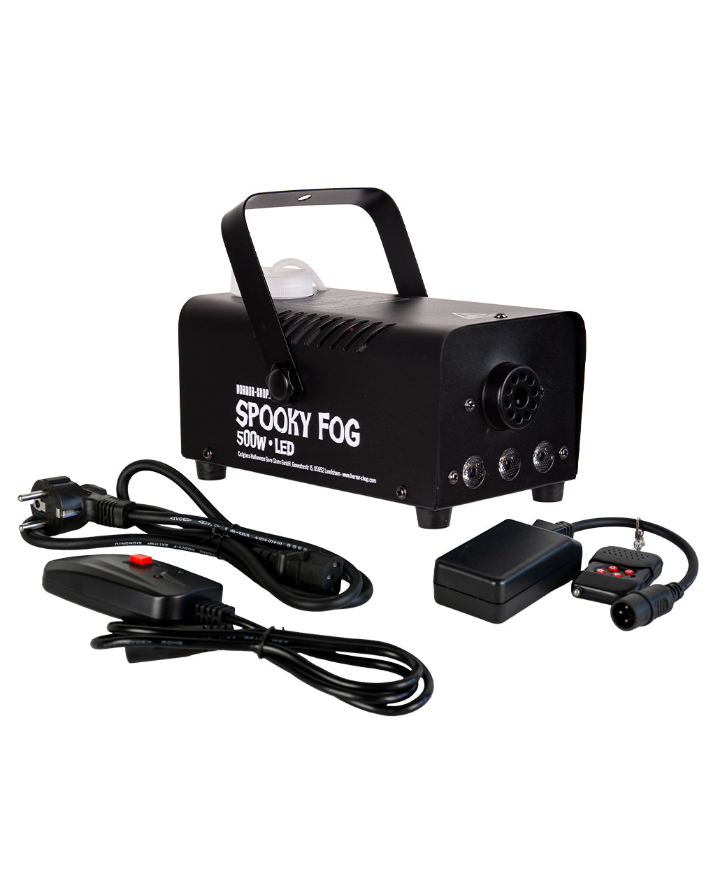 Spooky Mist + RGB LED 500W Mistmachine Met Radioafstandsbediening