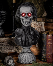 Spooky Geisterbüste "Sir Gruesome" mit Sound & Licht 38cm