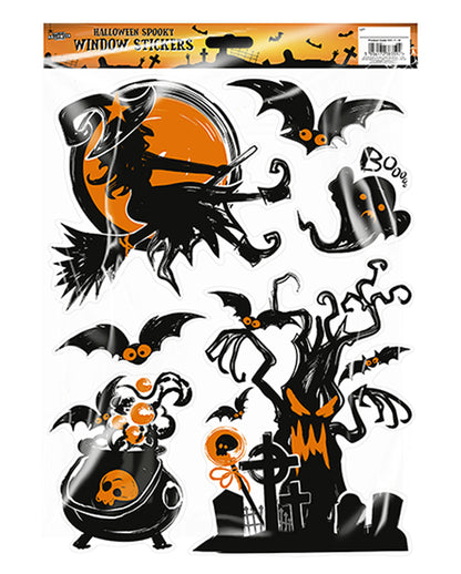 Spooky Halloween Window Sticker 1 Pc.