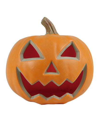 Spooky Halloween Pumpkin With Light 23cm