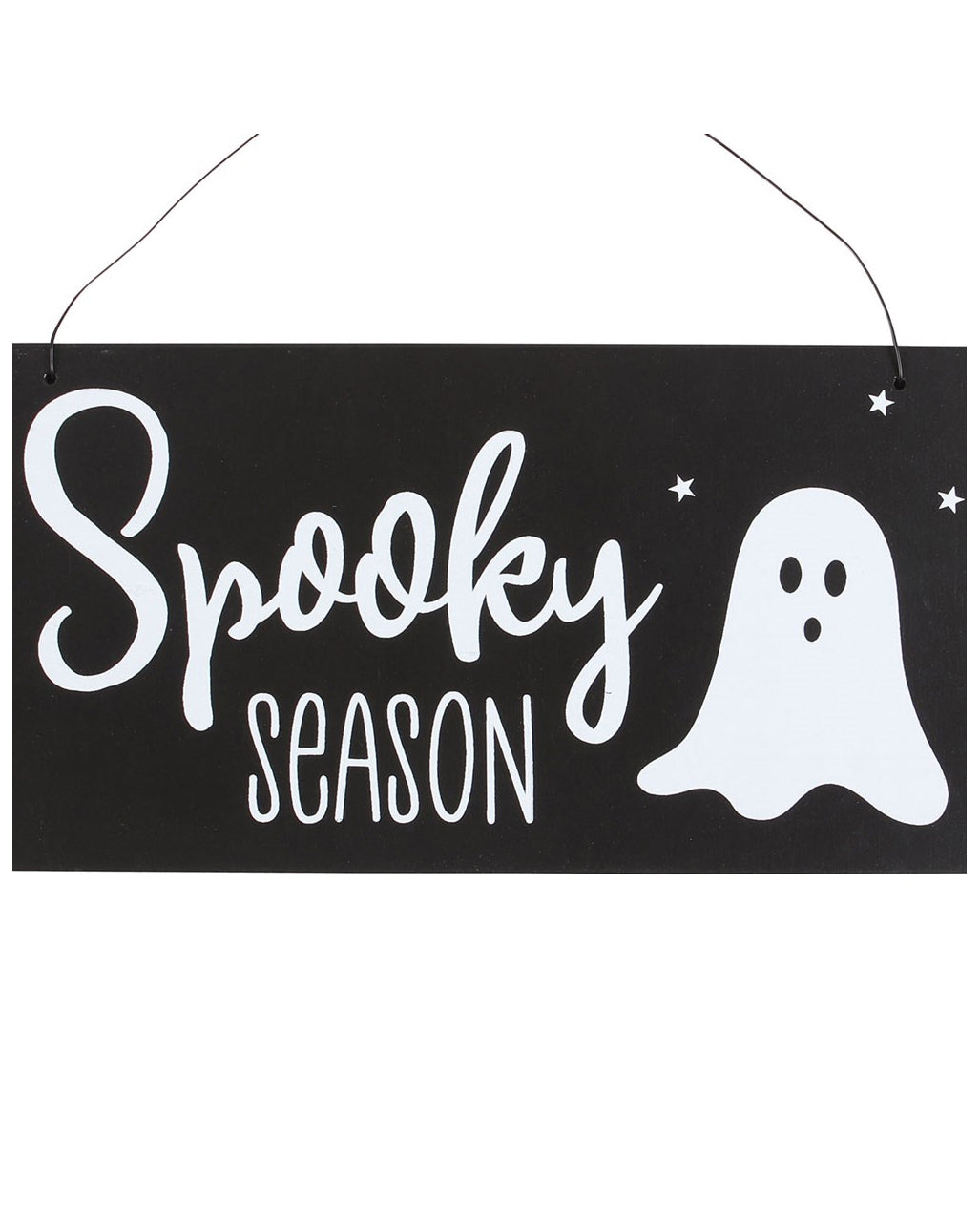 "Spooky Season" Halloween Hanging Sign With Ghost