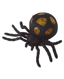 Squishy Spinne mit goldenem Bubble Beads Schleimkörper