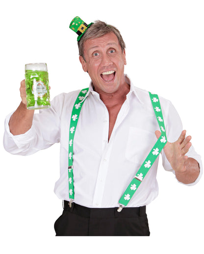 St. Patricks Day Haarreif mit Mini-Hut