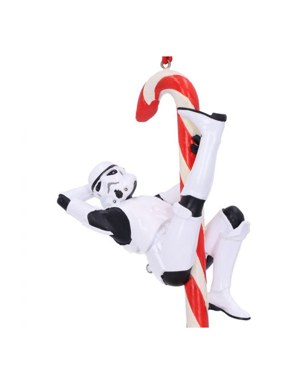Stormtrooper mit Candy Cane Weihnachtskugel Star Wars