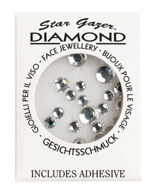 Silberne Glitzersteine
