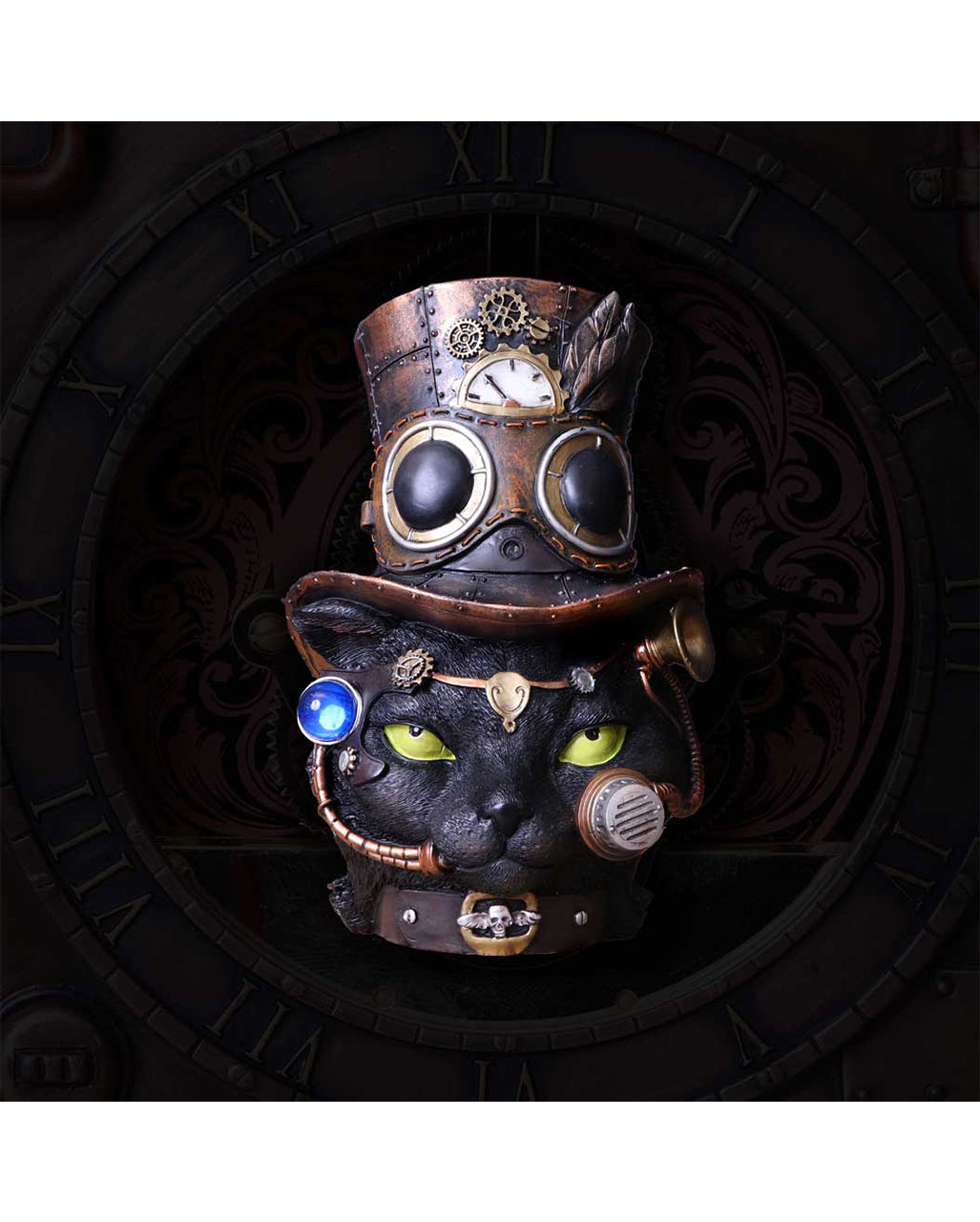 Felius Moog Steampunk Katzen Figur 28,8cm