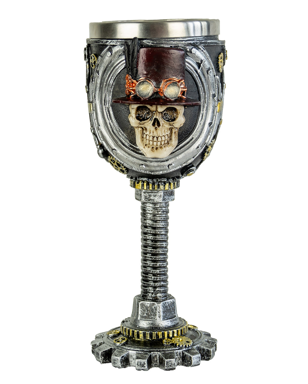 Calice Teschio Steampunk 19 Cm