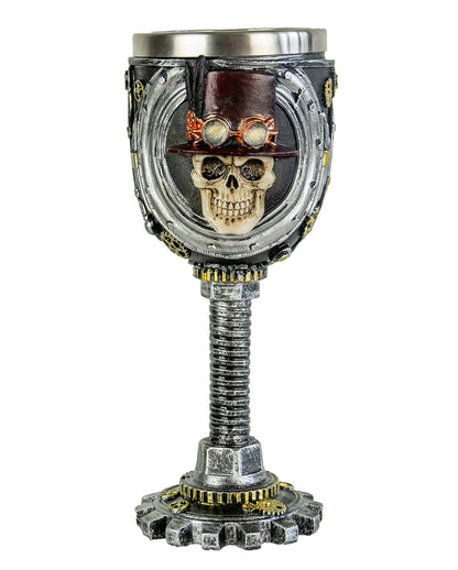 Calice Teschio Steampunk 19 Cm