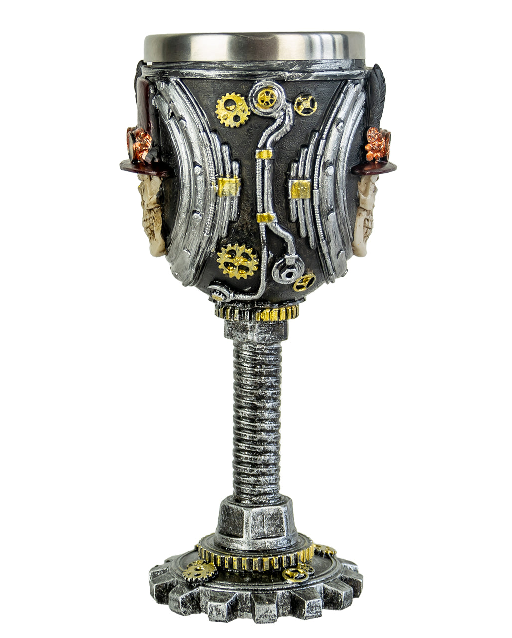 Calice Teschio Steampunk 19 Cm