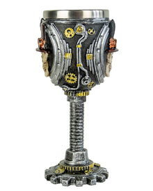 Totenkopf Steampunk Kelch 19cm