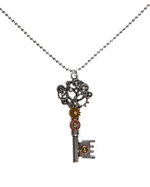 Steampunk Kette mit Schlüssel