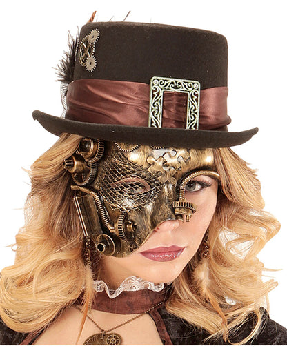 Steampunk Phantom Augenmaske
