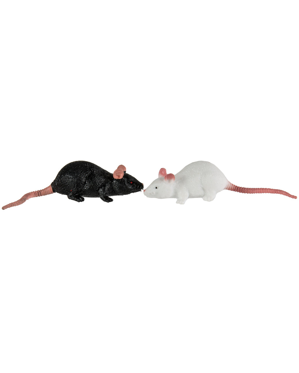 Stretch Ratte 11cm - Schwarz / Weiß