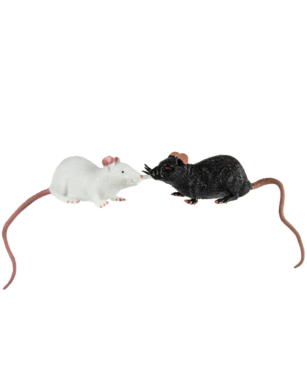 Stretch Ratte 23 cm - Schwarz / Weiß