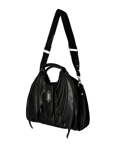Succubus Gothic Handbag With Bat Wings