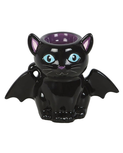 Cute Bat Cat As Scented Oil Holder