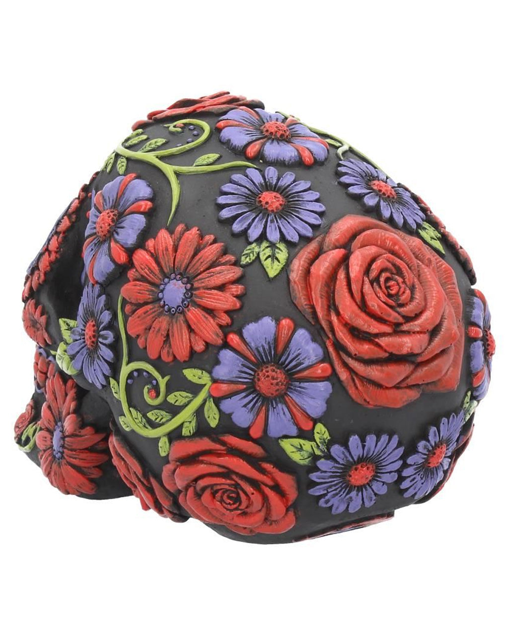 Sugar Skull mit Blütenmuster