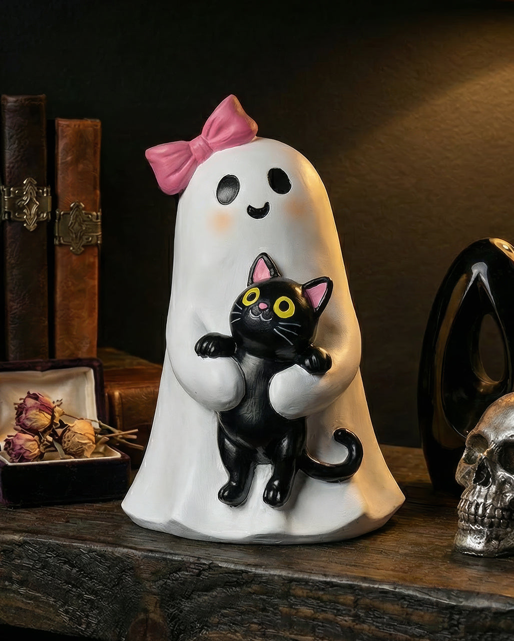 Summerween Geist mit Kätzchen 20cm