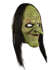 Sumpfhexe Halloween Halbmaske