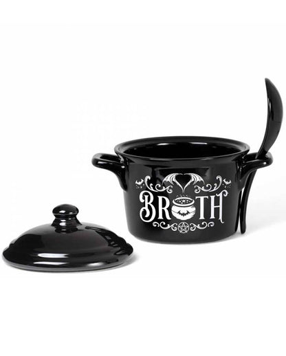 Suppentopf Set mit Löffel Bat Broth